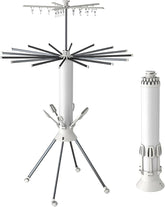 3 Katlı Katlanabilir İç ve Dış Mekan Kullanımı için Ayarlanabilir Çamaşır Askısı Standı